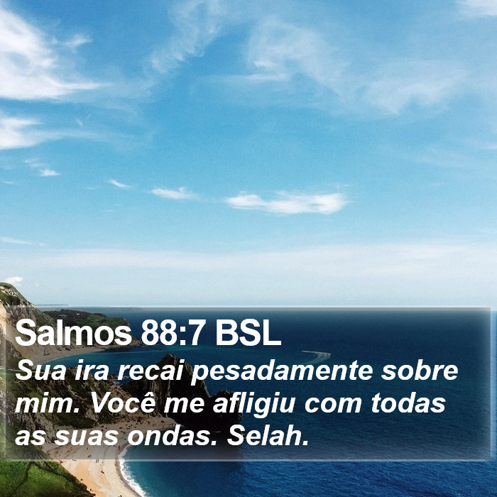 Salmos 88:7 BSL Bible Study