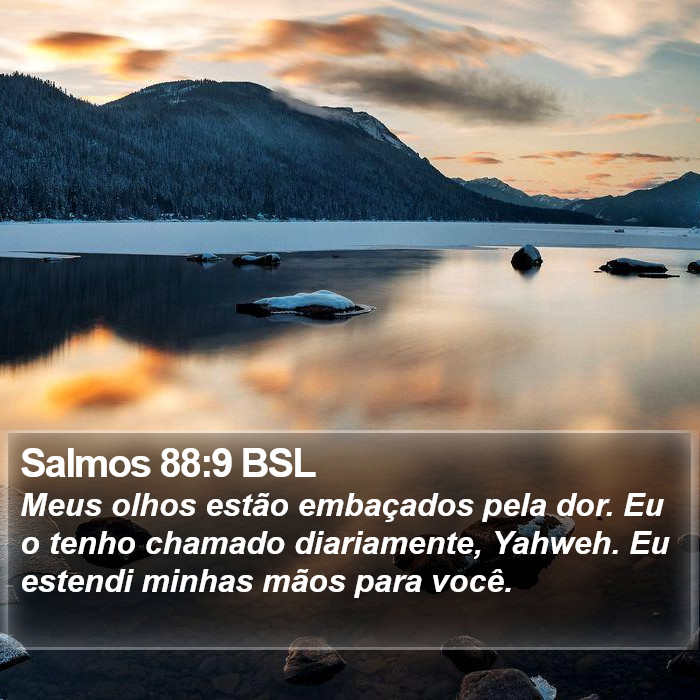 Salmos 88:9 BSL Bible Study