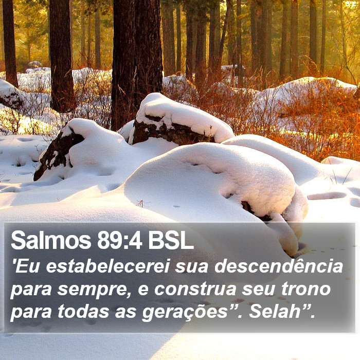 Salmos 89:4 BSL Bible Study