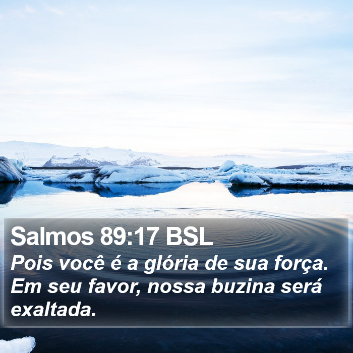 Salmos 89:17 BSL Bible Study