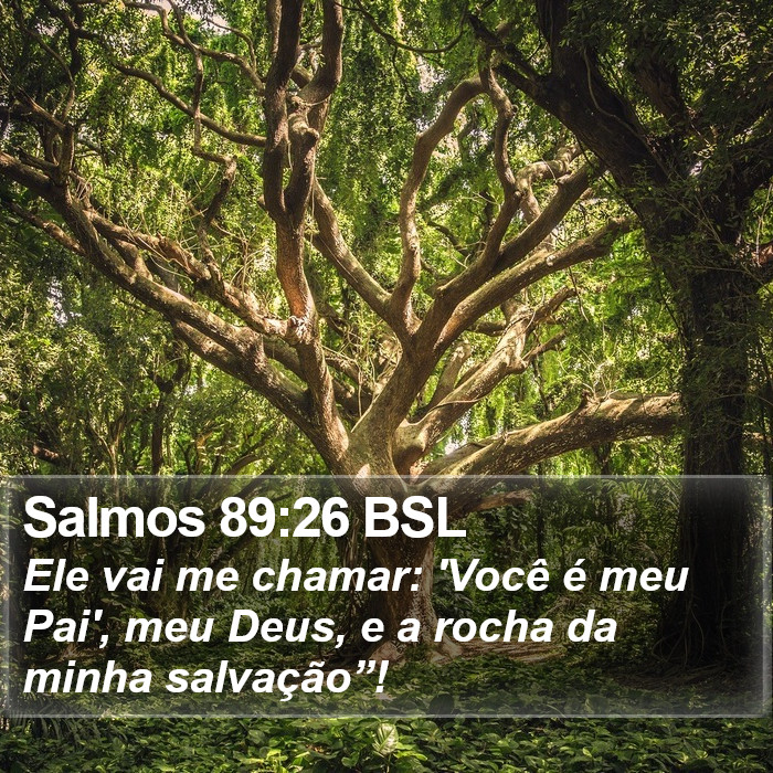 Salmos 89:26 BSL Bible Study