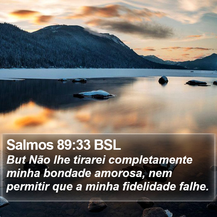 Salmos 89:33 BSL Bible Study