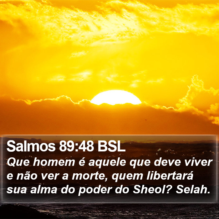 Salmos 89:48 BSL Bible Study