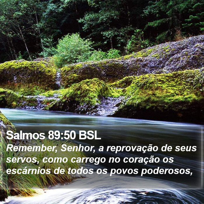 Salmos 89:50 BSL Bible Study