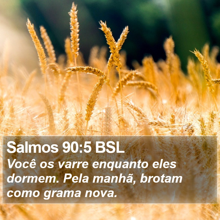 Salmos 90:5 BSL Bible Study