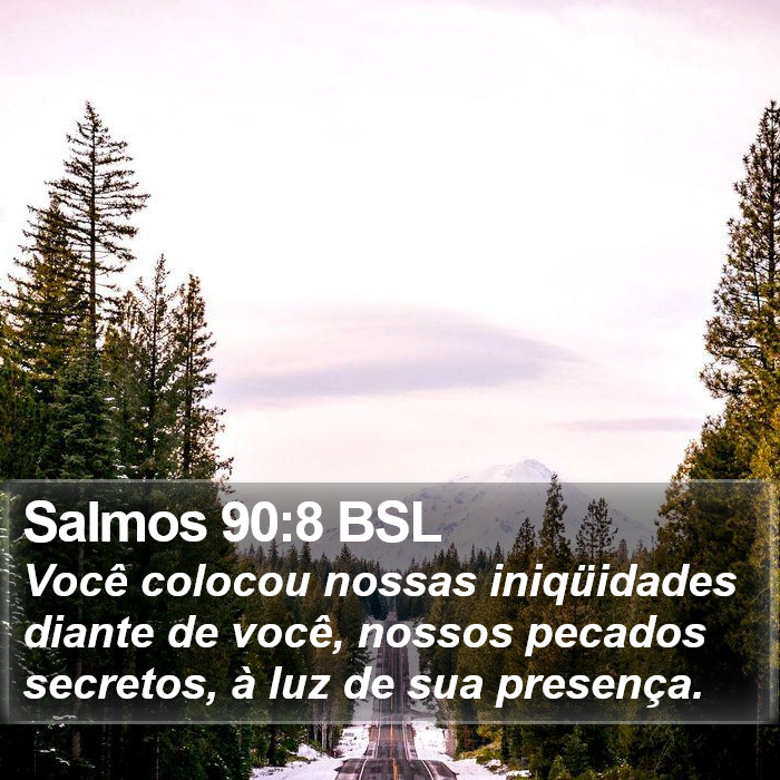 Salmos 90:8 BSL Bible Study