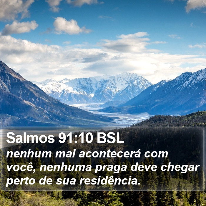 Salmos 91:10 BSL Bible Study