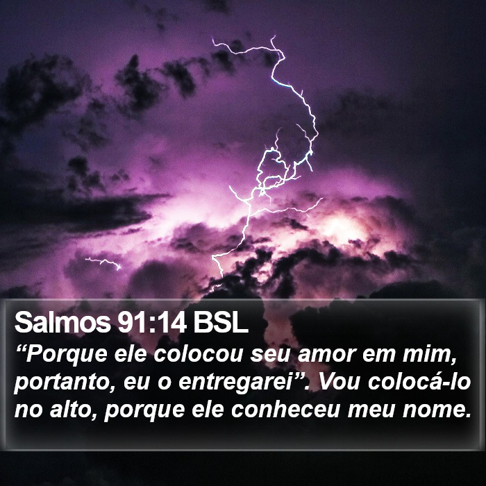 Salmos 91:14 BSL Bible Study