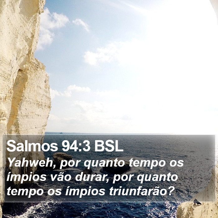 Salmos 94:3 BSL Bible Study
