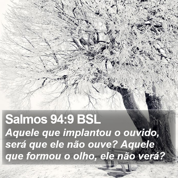 Salmos 94:9 BSL Bible Study