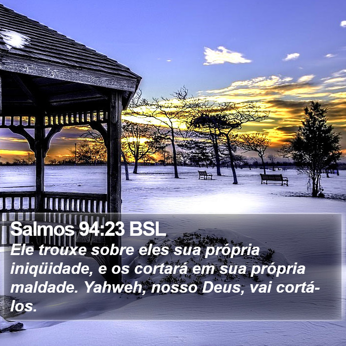 Salmos 94:23 BSL Bible Study
