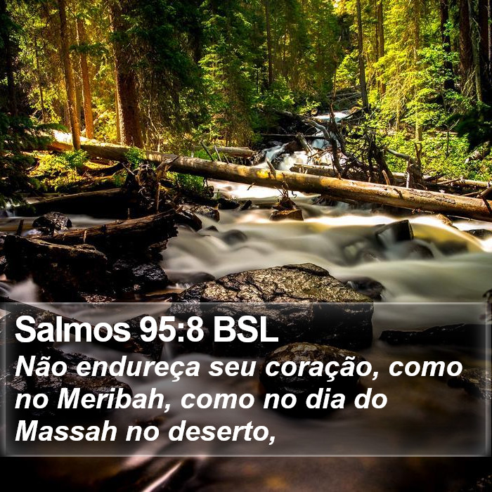 Salmos 95:8 BSL Bible Study