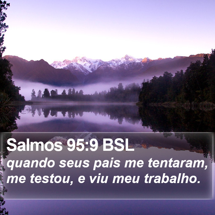 Salmos 95:9 BSL Bible Study