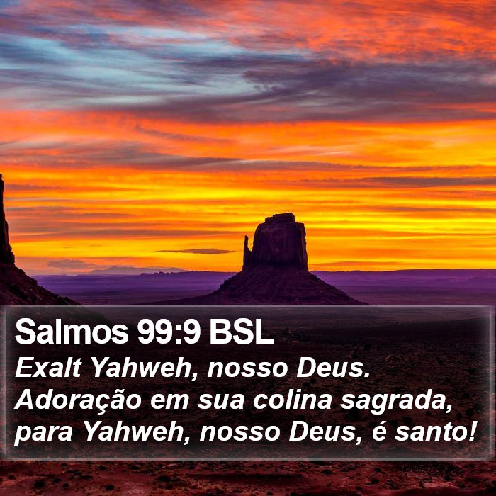 Salmos 99:9 BSL Bible Study