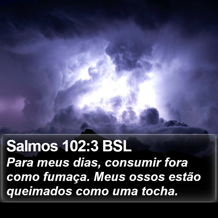 Salmos 102:3 BSL Bible Study