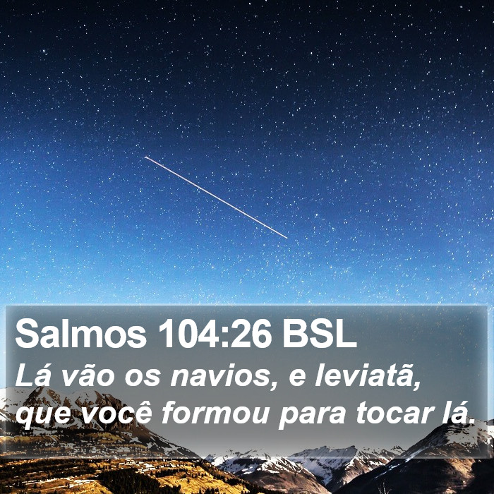 Salmos 104:26 BSL Bible Study