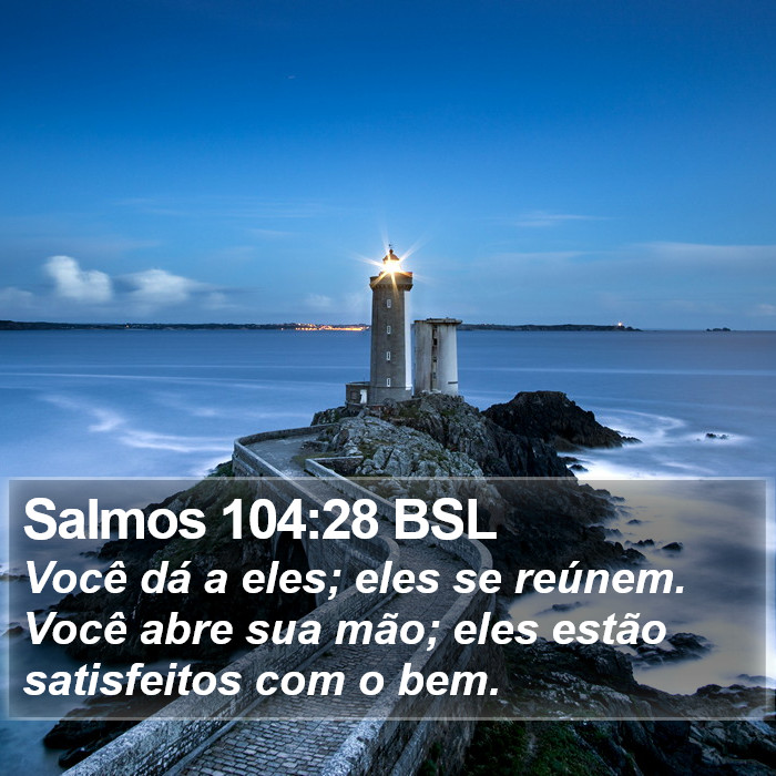 Salmos 104:28 BSL Bible Study