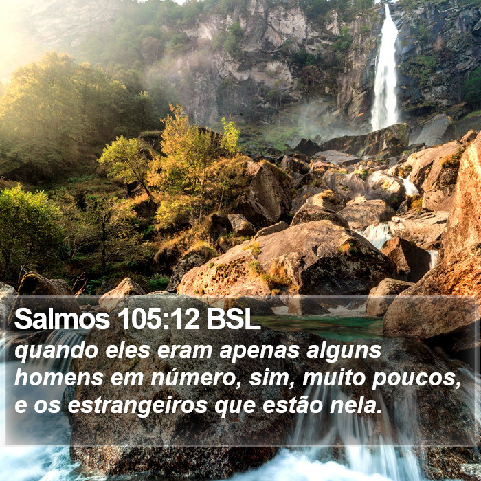 Salmos 105:12 BSL Bible Study