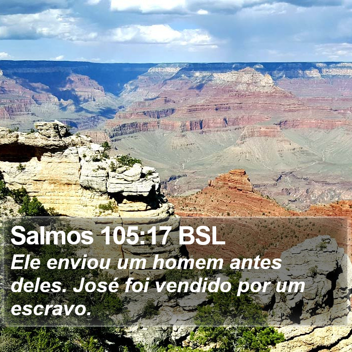 Salmos 105:17 BSL Bible Study