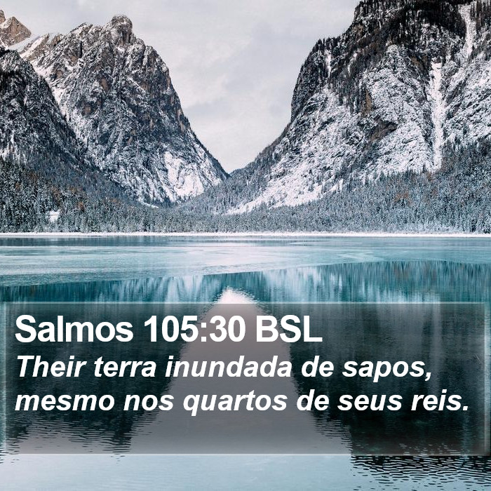 Salmos 105:30 BSL Bible Study