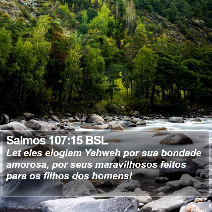 Salmos 107:15 BSL Bible Study