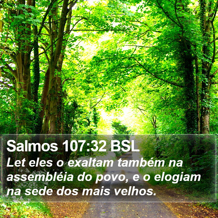 Salmos 107:32 BSL Bible Study