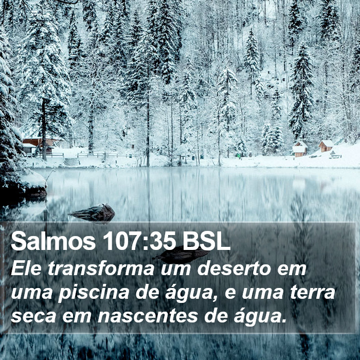 Salmos 107:35 BSL Bible Study
