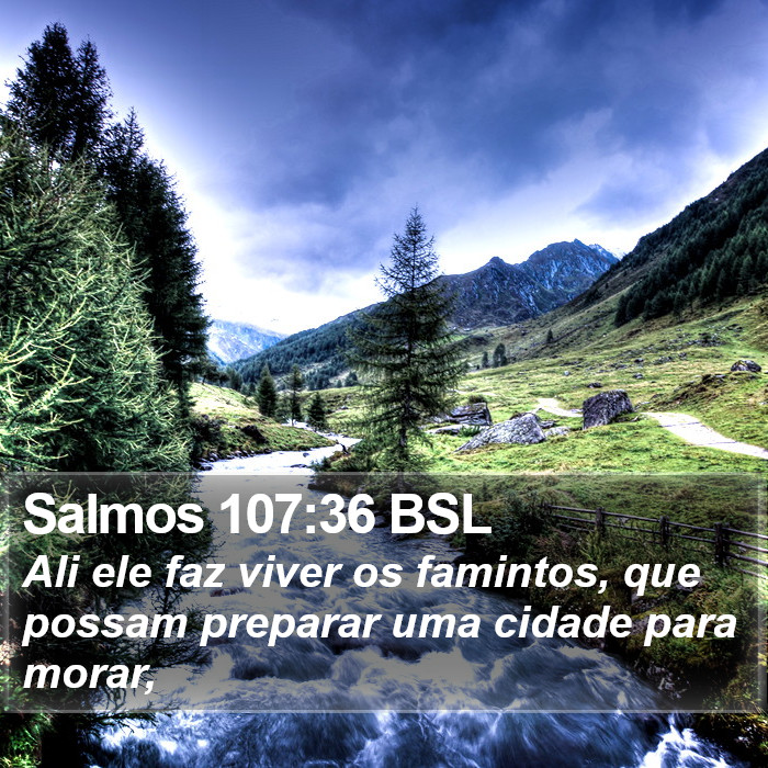 Salmos 107:36 BSL Bible Study