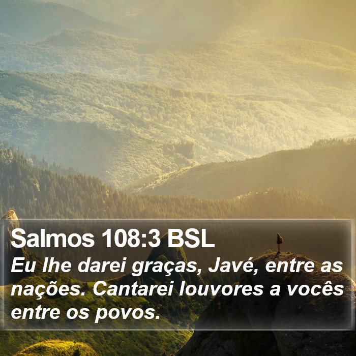 Salmos 108:3 BSL Bible Study