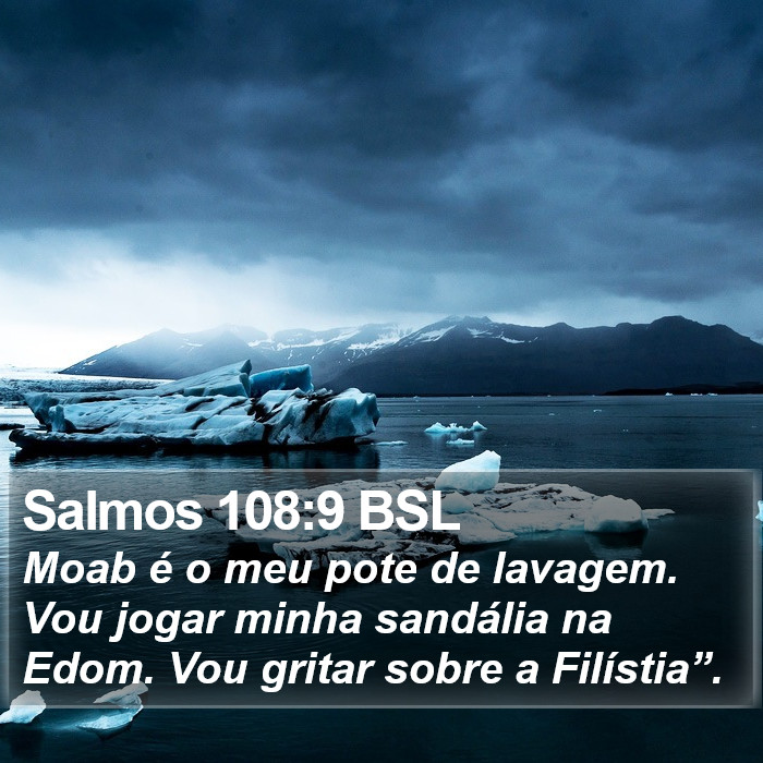 Salmos 108:9 BSL Bible Study