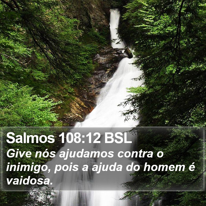 Salmos 108:12 BSL Bible Study