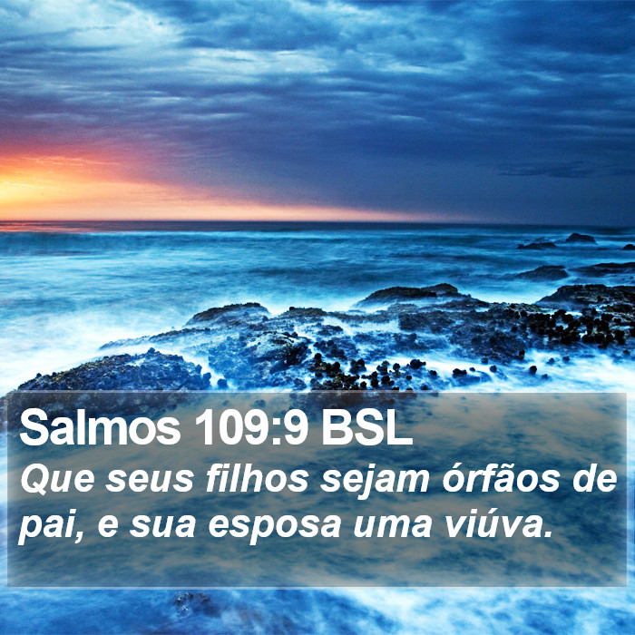 Salmos 109:9 BSL Bible Study