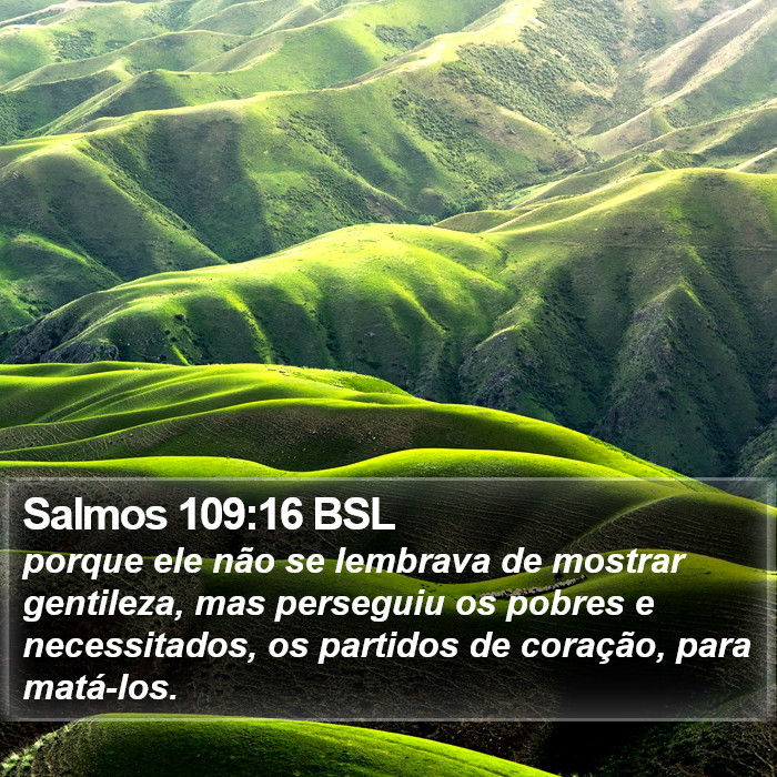 Salmos 109:16 BSL Bible Study