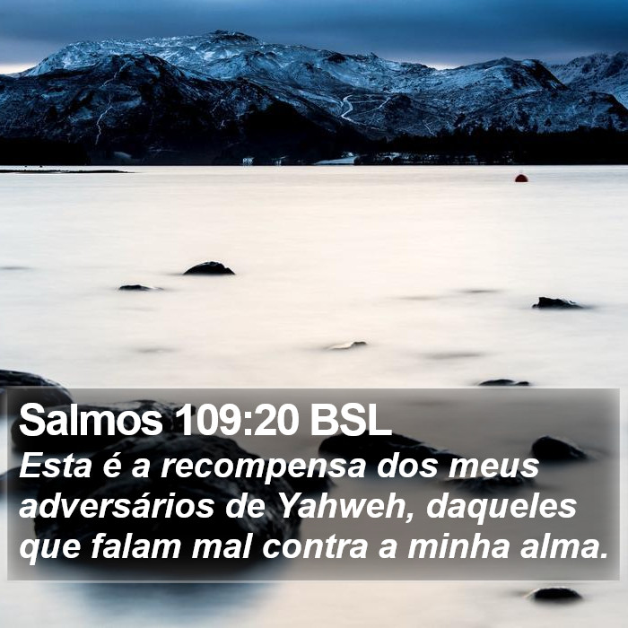 Salmos 109:20 BSL Bible Study