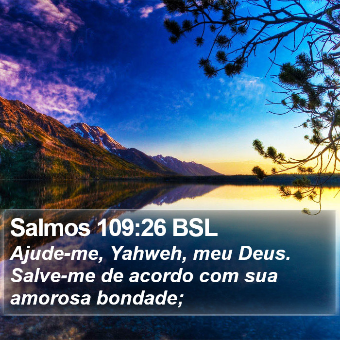 Salmos 109:26 BSL Bible Study