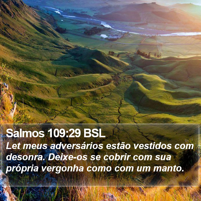 Salmos 109:29 BSL Bible Study