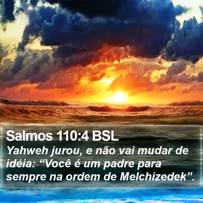 Salmos 110:4 BSL Bible Study