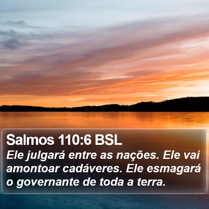 Salmos 110:6 BSL Bible Study