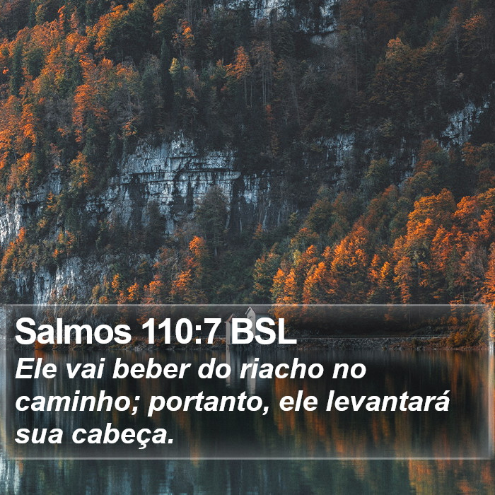 Salmos 110:7 BSL Bible Study