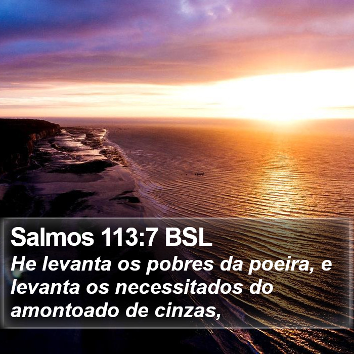 Salmos 113:7 BSL Bible Study