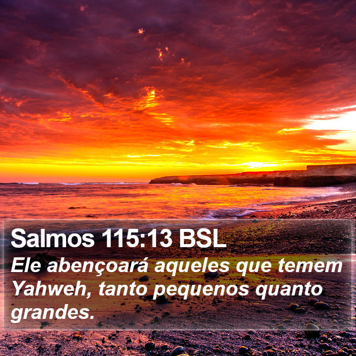 Salmos 115:13 BSL Bible Study