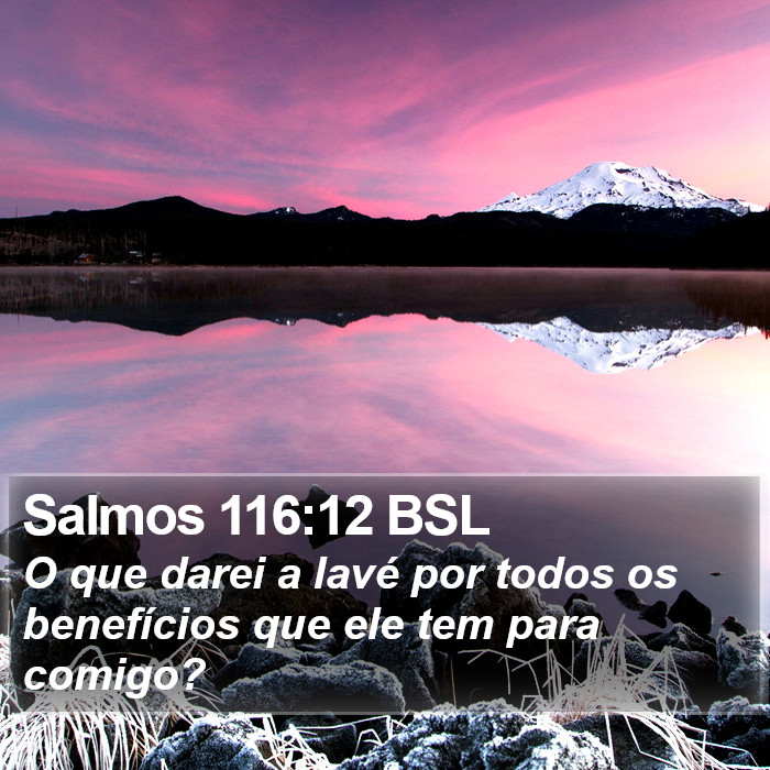 Salmos 116:12 BSL Bible Study