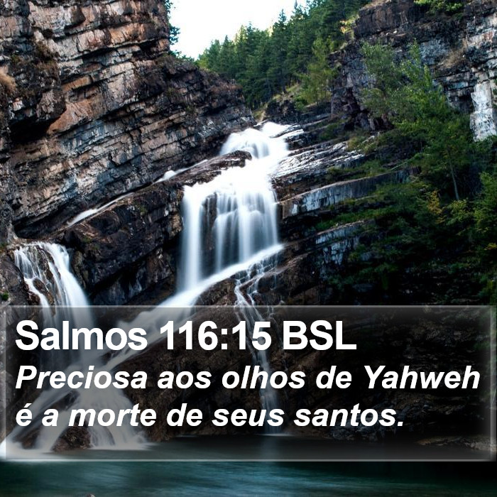 Salmos 116:15 BSL Bible Study