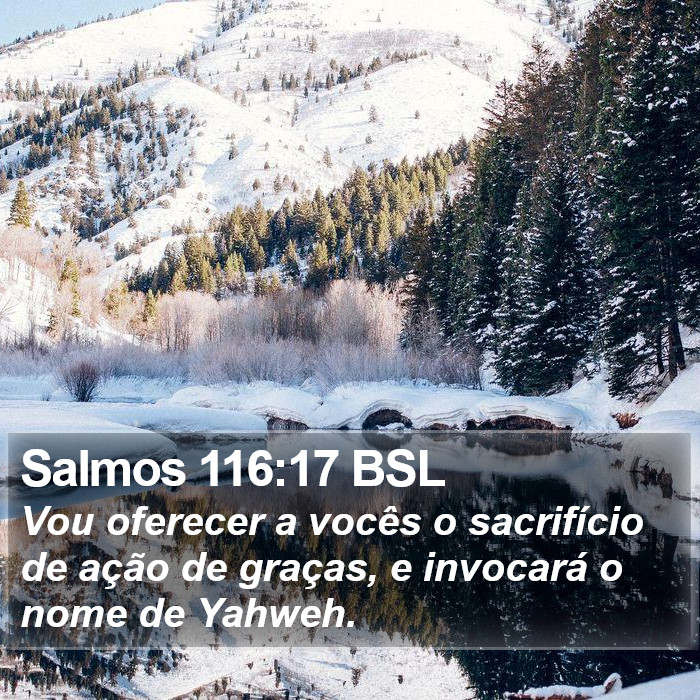 Salmos 116:17 BSL Bible Study