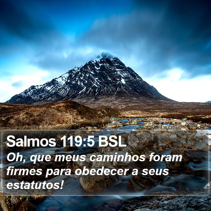 Salmos 119:5 BSL Bible Study
