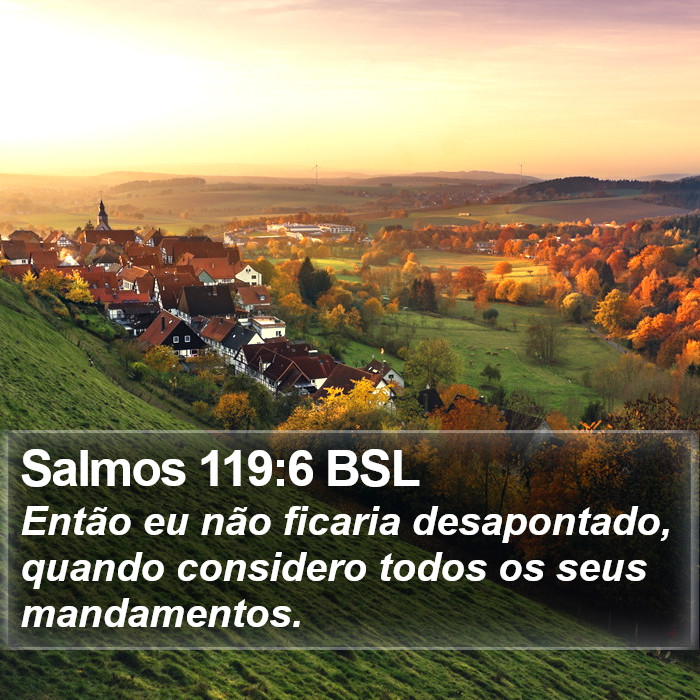 Salmos 119:6 BSL Bible Study