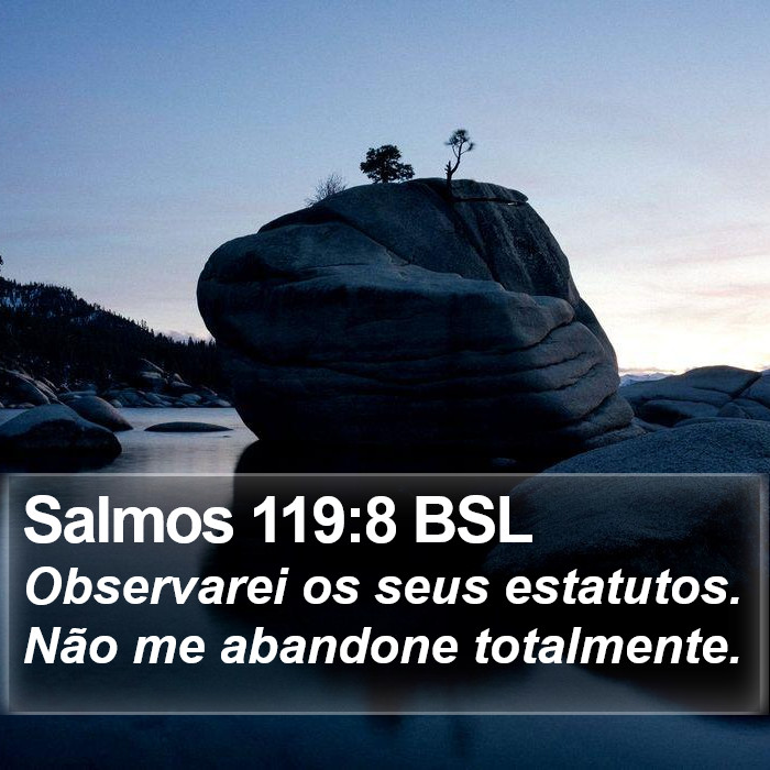 Salmos 119:8 BSL Bible Study