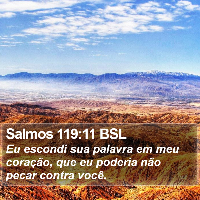 Salmos 119:11 BSL Bible Study