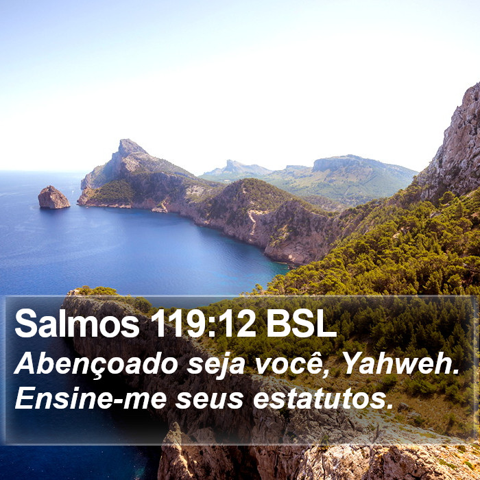 Salmos 119:12 BSL Bible Study