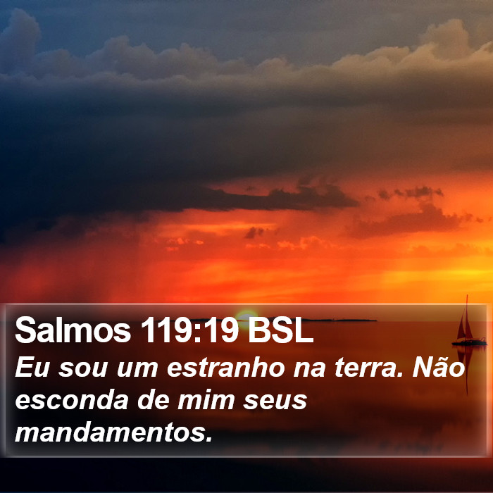 Salmos 119:19 BSL Bible Study
